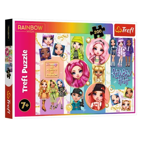 Пазли - 200 ел. - 13289 "MGA Rainbow High!", TrefI