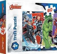 Пазли - (60 ел.) - "Непереможні месники" / MARVEL /Trefl 17357