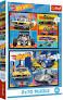 Пазли - 2в1 70 елм. - 34442 "Hot Wheels" Trefl