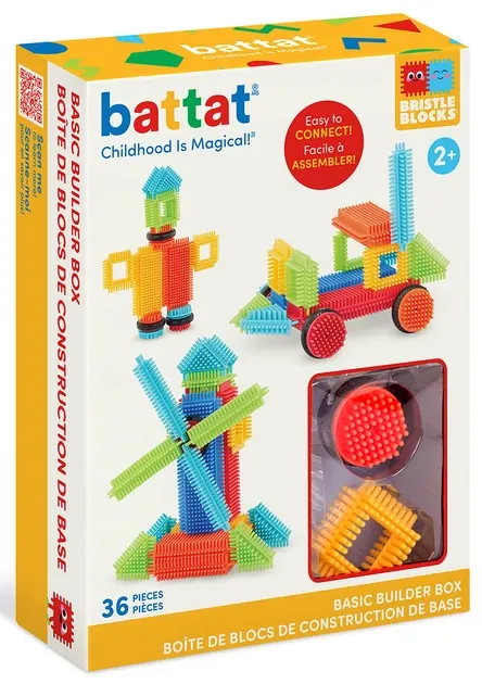 Конструктор серії Bristle Blocks - БУДІВЕЛЬНИК (36 деталей, у коробці)