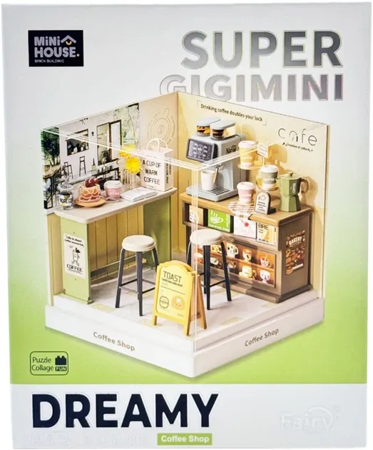 Конструктор-румбокс MINI HOUSE серії "Інтер'єр Міні" – КАВ'ЯРНЯ (арт. 8034)