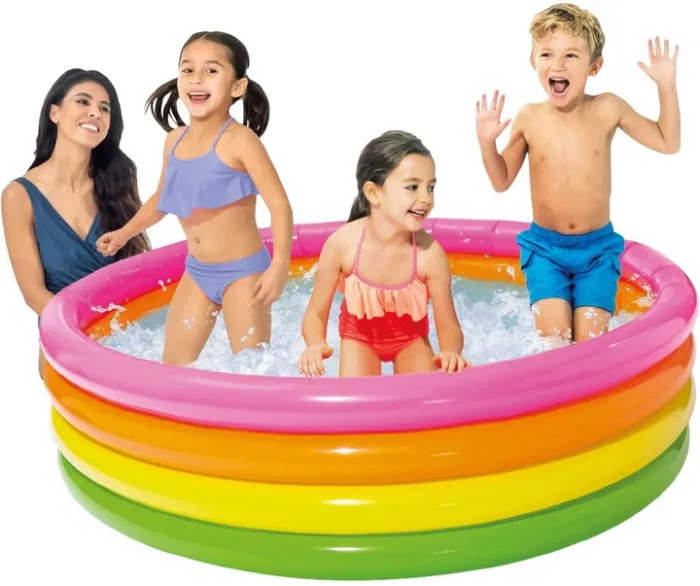 Intex Басейн 56441 NP "Веселка" (6) 4 кільця, розміром 168-45см, обсяг: 780л