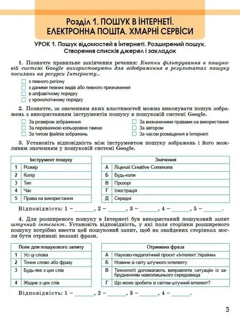 Інформатика, 7кл. Робочий зошит. НУШ. Ривкінд Й. Я