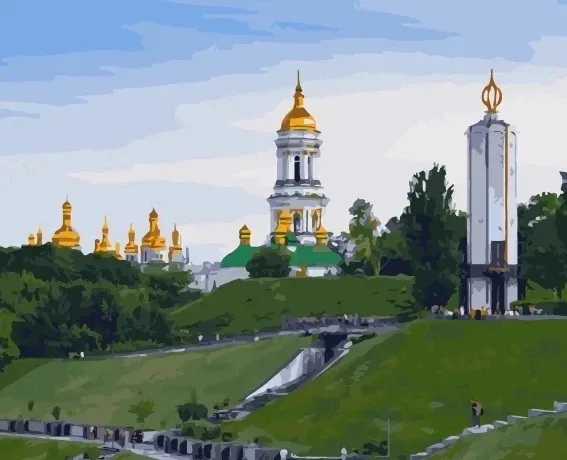 Картина за номерами Boxot Ківело-Печерська лавра 40x50 (BK2289)