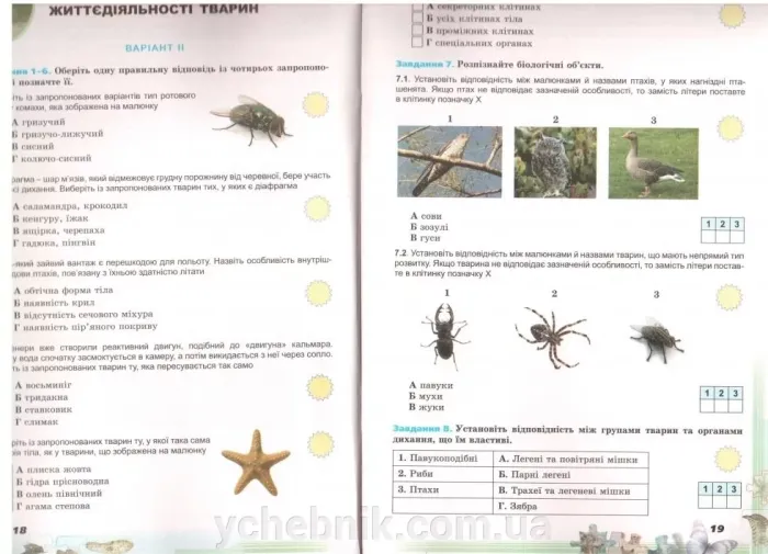 Біологія 6 клас Робочий зошит Мирна Л.А., Віркун В.О., Бітюк М.Ю. 2020