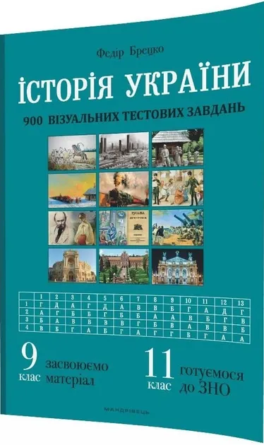 Історія України: візуальні тестові завдання. 9 клас